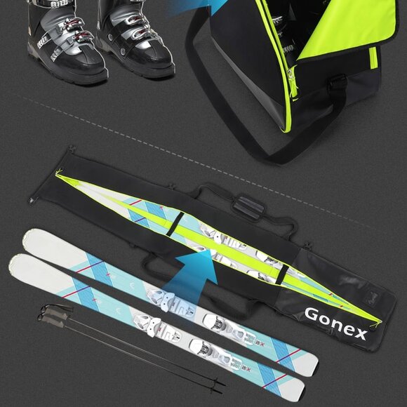 NEW Padded Ski Bag + Boot Bag Combo - Picture 11 of 11